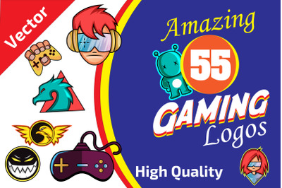 55x Huge Gaming LOGO collection!
