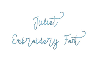 Juliet 15 sizes embroidery font