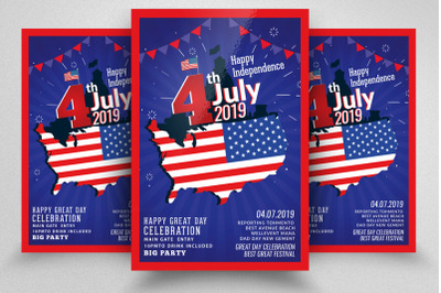 Happy Independence Day Flyer