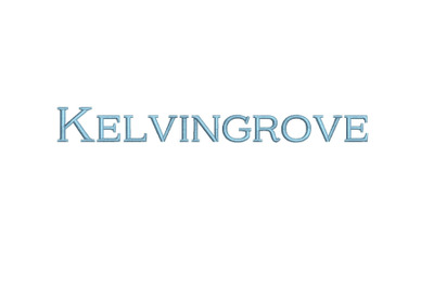 Kelvingrove 15 sizes embroidery font (RLA)