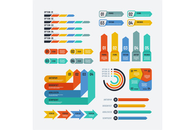 Presentation infographics. Flowchart timeline process chart workflow o