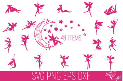 Fairy SVG Cut Files Bundle