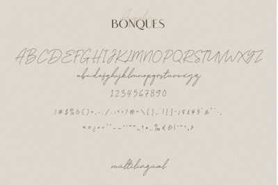 Angelic Bonques - Font Duo