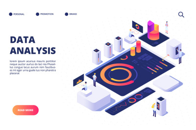 Data analysis concept. Business team build digital infographic with da