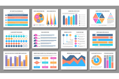 Infographic layout. Business presentation chart graph, corporate marke