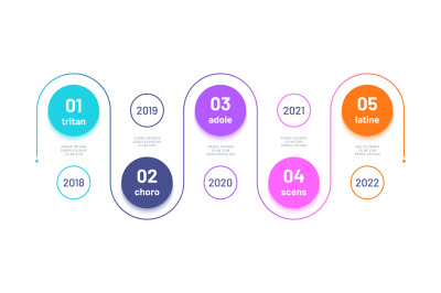 Workflow chart. 5 steps infographic optional diagram. Marketing proces