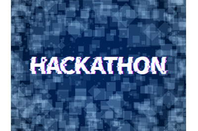 Hackathon. Program code, software marathon. Hack day, hackfest or code