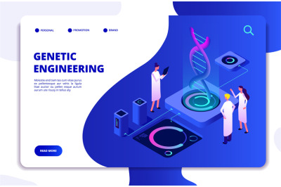 Genetic concept. DNA nanotechnology biochemistry and human genome DNA