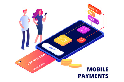 Mobile payments. Smartphone banking app, data protection and security