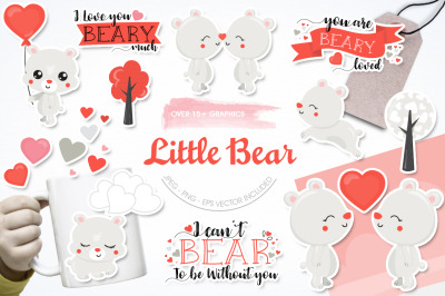 Little Bear graphic and illustration