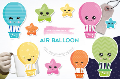 Air Balloon graphic and illustration