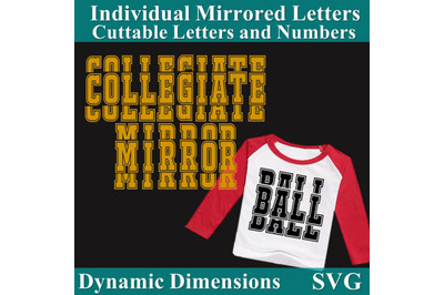 Mirror It Font, Mirrored Letters Sports, Mirror Alphabet, Font svg, E