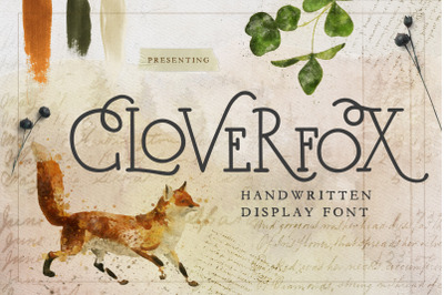 CloverFox Display Font