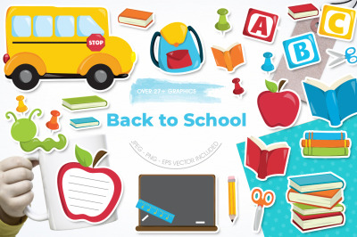 Back to School graphic and illustration