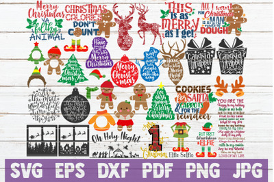 Christmas SVG Bundle | Christmas Cut Files