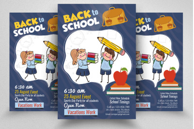 Back To School Flyer Template