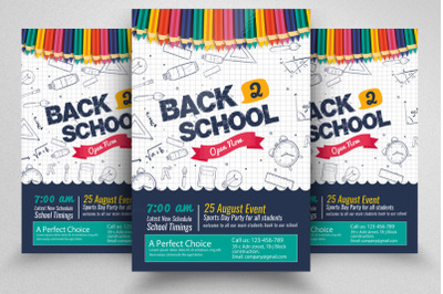 Back To School Flyer Template