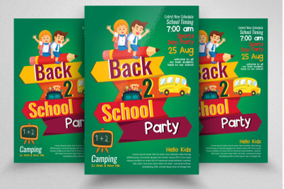 Back To School Flyer Template