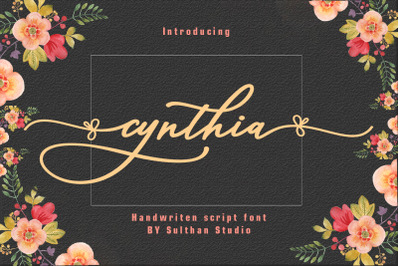 Cynthia script