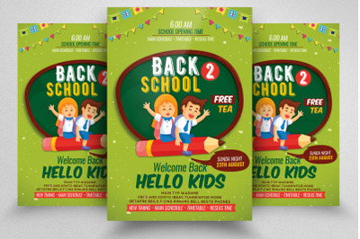 Back 2 School Flyer Template