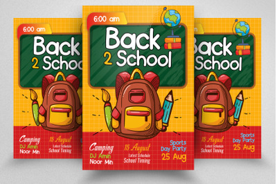 Back To School Flyer Template