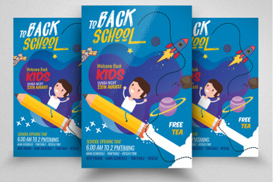 Back 2 School Flyer Template