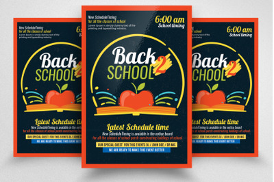 Back To School Flyer Template