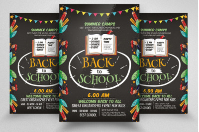 Back 2 School Flyer Template