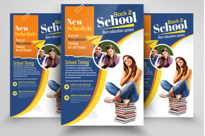 Back To School Flyer Template