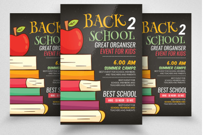 Back 2 School Flyer Template