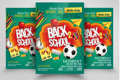 Back To School Flyer Template