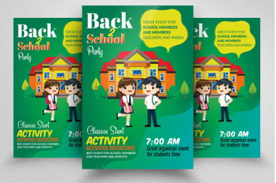 Back 2 School Flyer Template