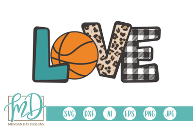 Basketball Love SVG