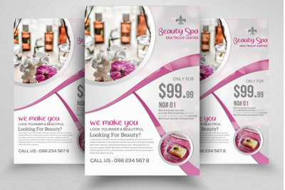 Beauty Spa Flyer Template