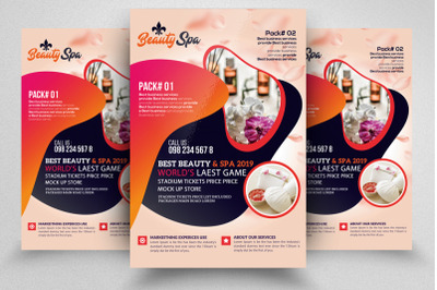 Beauty Spa Flyer Template