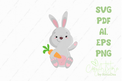 400 3641465 hnahn5o5rqxk7msioup9vqkr3ri0p28u6cifuzot bunny svg download rabbit holding carrot png hare cute baby animal