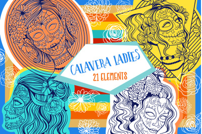 Calavera Ladies Collection- 21 elements