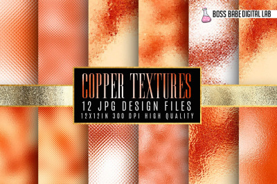 Copper Foil Textures