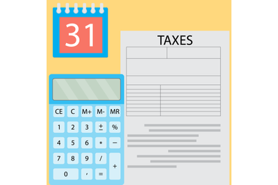 Calculation of tax day illustration