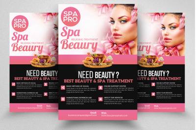 Beauty Spa Flyer Template