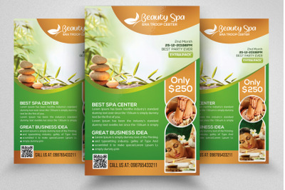 beauty spa Center Flyer