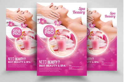 Beauty Spa Flyer Template