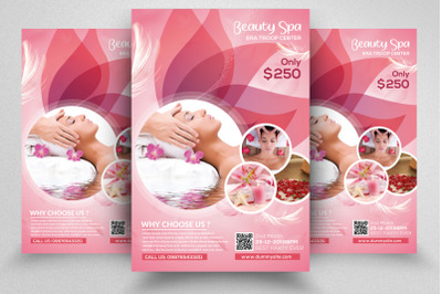 beauty spa Center Flyer