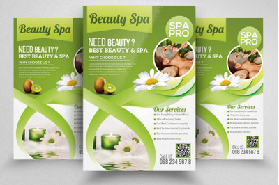 Beauty Spa Flyer Template