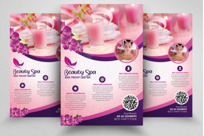 Beauty spa &amp; Massage Center Flyer