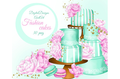 Sweet cakes clipart