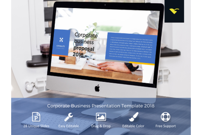 Corporate business presentation template