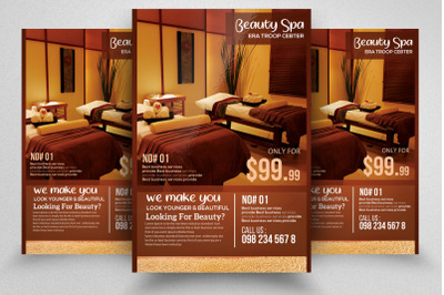 Beauty Spa Flyer Template