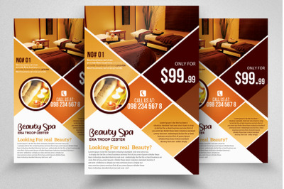 Beauty Spa Center Flyer