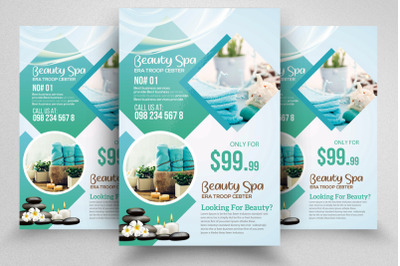 Beauty Spa &amp; Massage Center Flyer